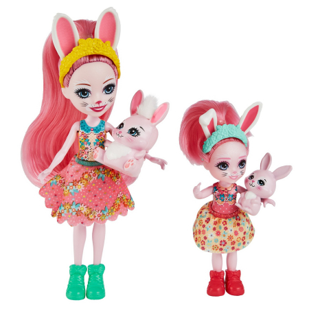 ENCHANTIMALS SET PAPUSI SURORI SI ANIMALUTELE LOR  BREE BUNNY SI TWIST SI BEDELIA BUNNY SI TAPPY [1]