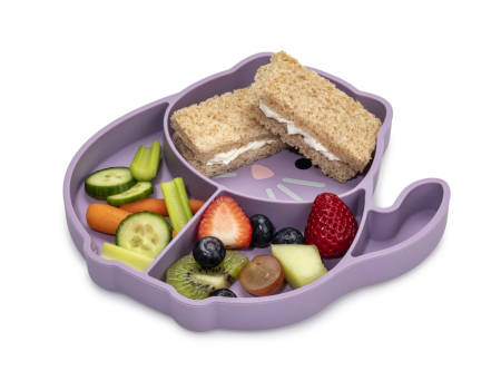 FARFURIE COMPARTIMENTATA DIN SILICON CU VENTUZA, MELII, PISICA [8]