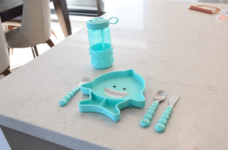 FARFURIE COMPARTIMENTATA DIN SILICON CU VENTUZA, MELII, RECHIN [9]