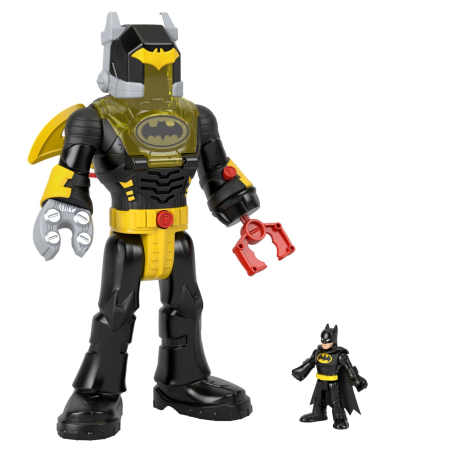FISHER PRICE IMAGINEXT DC SUPER FRIENDS SET FIGURINA BATMAN SI COSTUM EXO CU LUMINI SI SUNETE [9]