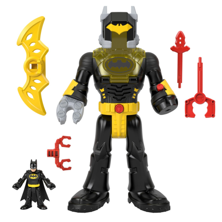 FISHER PRICE IMAGINEXT DC SUPER FRIENDS SET FIGURINA BATMAN SI COSTUM EXO CU LUMINI SI SUNETE [8]