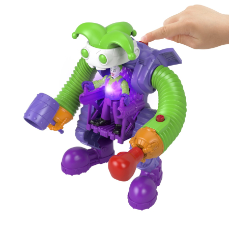 FISHER PRICE IMAGINEXT DC SUPER FRIENDS VEHICUL CU FIGURINA JOKER [2]