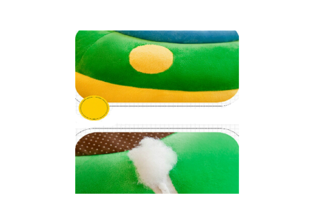 Fotoliu din plus, model centru de joaca, cu spatar detasabil, verde [5]