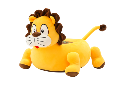 Fotolii copii - Fotoliu din plus, Model Leutul curajos, Galben