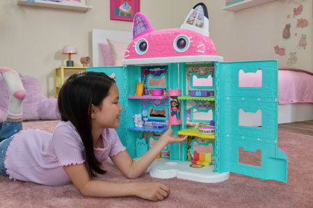 GABBYS DOLLHOUSE FILMUL CASA DE PAPUSI A LUI GABBYS MEOW MAZING CU ACCESORII [2]