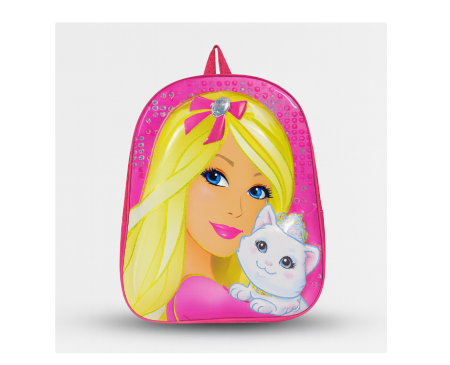 La scoala - Ghiozdan gradinitia, 1 compartiment, Fetita cu pisica, 30 cm