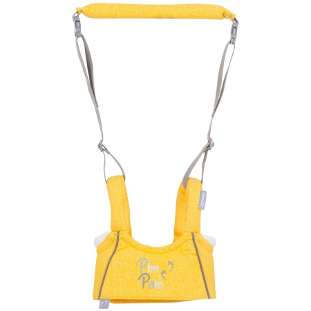 Marsupiu transport bebe - Ham pentru copii Chipolino Pim Pam yellow linen