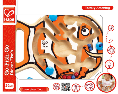 Jucarii tip Montessori - HAPE LABIRINT MAGNETIC PESTISOR