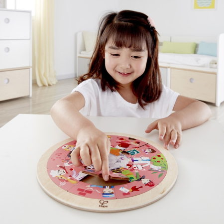 HAPE PUZZLE ROTUND CU 2 FETE [5]