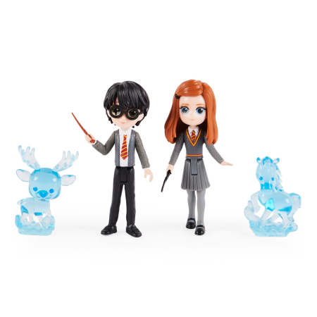 HARRY POTTER WIZARDING WORLD MAGICAL MINIS SET 2 FIGURINE HARRY POTTER SI GINNY WEASLEY [2]