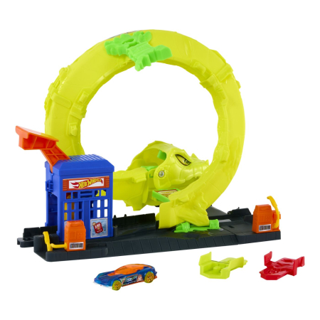 HOT WHEELS CITY PISTA ATACUL SPIRAL AL SARPELUI [1]