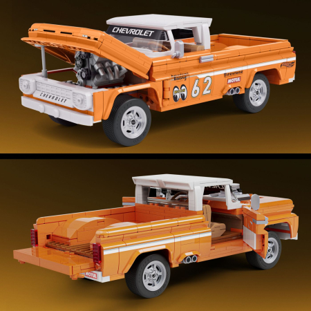 HOT WHEELS ELITE SERIES SET DE CONSTRUCTII CAMIONETA PERSONALIZATA CHEVROLET 1962 [8]
