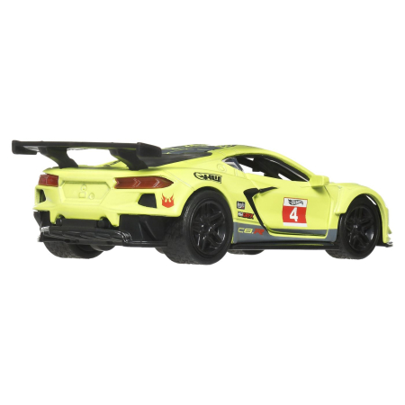 HOT WHEELS MASINUTA METALICA CU SISTEM PULL BACK CORVETTE C8.R HW TORQUE SCARA 1 LA 43 [4]