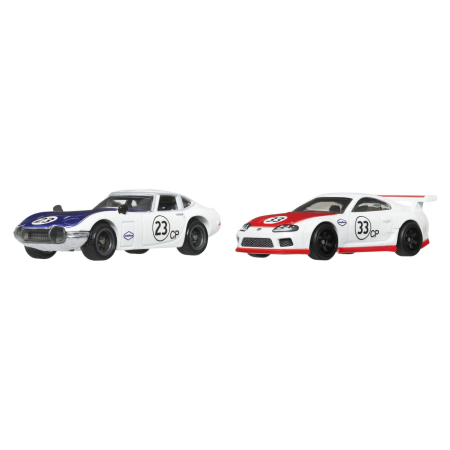 HOT WHEELS PREMIUM SET 2 MASINUTE METALICE TOYOTA 2000GT SI TOYOTA SUPRA SCARA 1 LA 64 [1]