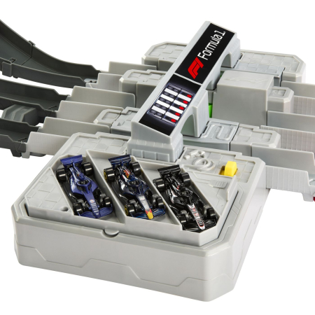 HOT WHEELS RACING CUIRCUIT DE CURSE GRAND PRIX FORMULA 1 CU 3 MASINUTE INCLUSE [6]