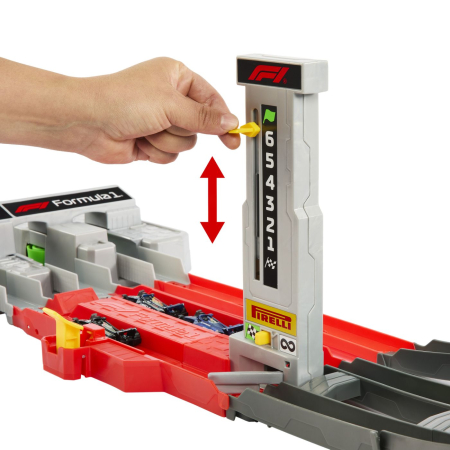 HOT WHEELS RACING CUIRCUIT DE CURSE GRAND PRIX FORMULA 1 CU 3 MASINUTE INCLUSE [1]