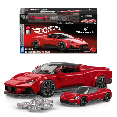 Jucarii - HOT WHEELS SPEED SERIES SET DE CONSTRUCTII MASERATI MC20