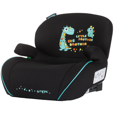 Scaun si scoica auto - Inaltator auto Chipolino Sonic I-Size 125-150 cm cu sistem Isofix dino, testat ADAC
