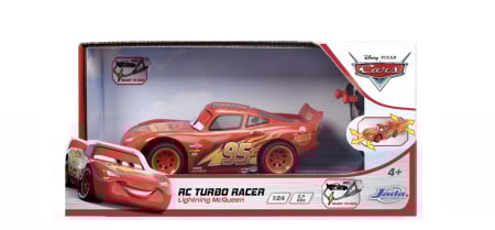 Jucarii - JADA CARS TURBO RACER MASINA CU TELECOMANDA FULGER MCQUEEN SCARA 1 LA 24