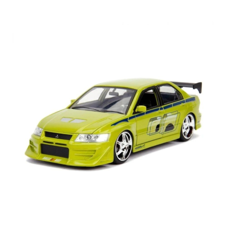 JADA FAST AND FURIOUS MASINUTA METALICA BRIANS MITSUBISHI LANCER EVOLUTION VII VERDE SCARA 1 LA 24 [1]