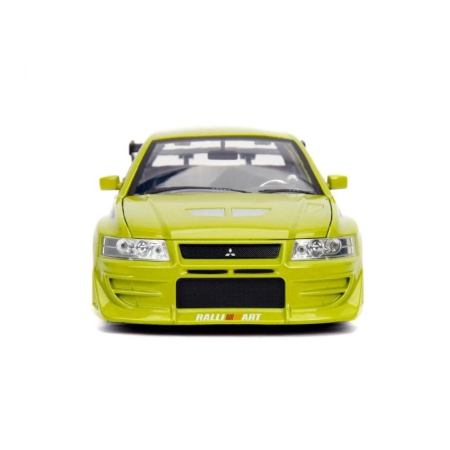 JADA FAST AND FURIOUS MASINUTA METALICA BRIANS MITSUBISHI LANCER EVOLUTION VII VERDE SCARA 1 LA 24 [4]