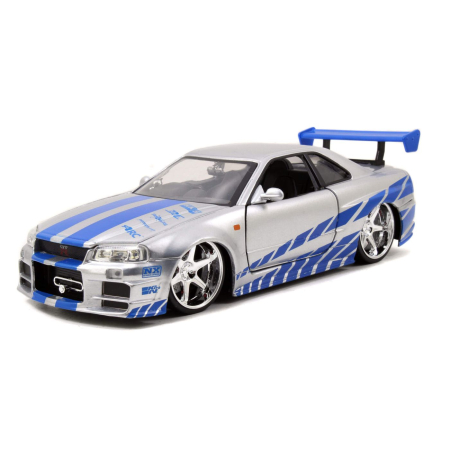 JADA FAST AND FURIOUS MASINUTA METALICA BRIANS NISSAN SKYLINE GT R SCARA 1 LA 24 [1]