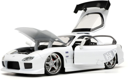 JADA FAST AND FURIOUS MASINUTA METALICA MAZDA RX 7 1993 SCARA 1 LA 24 [3]