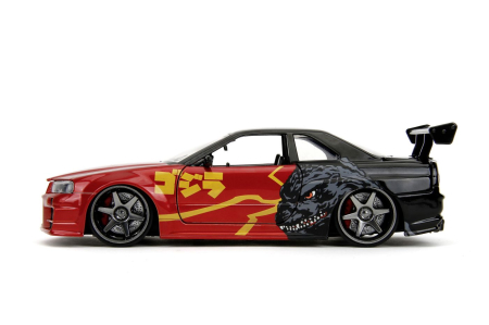 JADA GODZILLA MASINUTA METALICA NISSAN SKYLINE GTR SCARA 1 LA 24 [2]