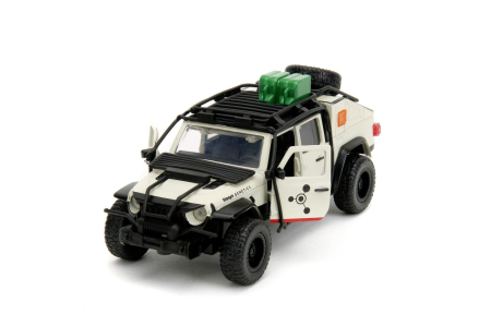 JADA JURASSIC WORLD MASINUTA METALICA JEEP GLADIATOR ALB SCARA 1 LA 32 [5]