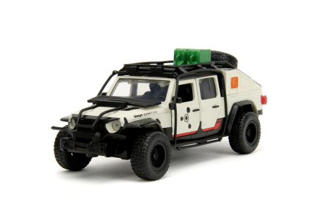 JADA JURASSIC WORLD MASINUTA METALICA JEEP GLADIATOR ALB SCARA 1 LA 32 [1]