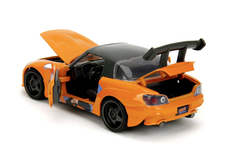 JADA NARUTO SHIPPUDEN SET FIGURINA NARUTO SI MASINUTA METALICA HONDA 2001 S2000 SCARA 1:24 [6]