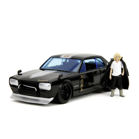 JADA SET TOKYO REVENGERS FIGURINA METALICA 7CM SI MASINUTA NISSAN SKYLINE GTR SCARA 1 LA 24 [1]
