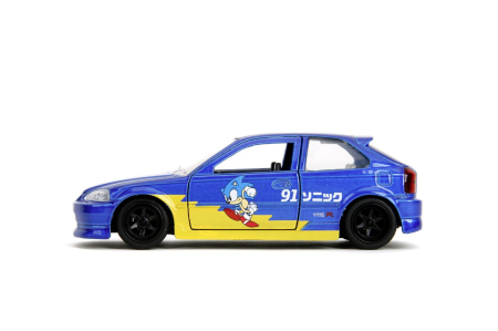 JADA SONIC THE HEDGEHOG MASINUTA METALICA HONDA CIVIC TYPE R 1997 SCARA 1 LA 32 [6]