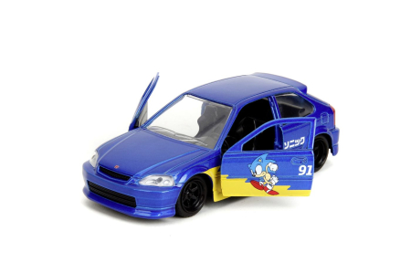 JADA SONIC THE HEDGEHOG MASINUTA METALICA HONDA CIVIC TYPE R 1997 SCARA 1 LA 32 [2]