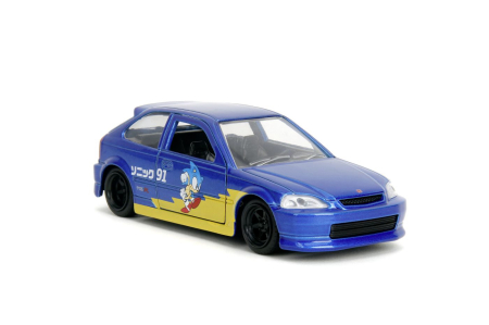 JADA SONIC THE HEDGEHOG MASINUTA METALICA HONDA CIVIC TYPE R 1997 SCARA 1 LA 32 [1]