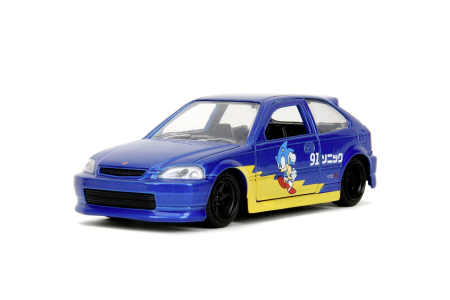 JADA SONIC THE HEDGEHOG MASINUTA METALICA HONDA CIVIC TYPE R 1997 SCARA 1 LA 32 [5]