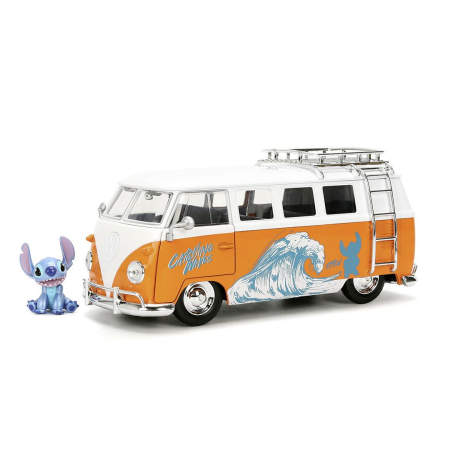 JADA STITCH SET FIGURINA METALICA STITCH SI AUTOBUZ VOLKSWAGEN 1961 SCARA 1 LA 24 [2]
