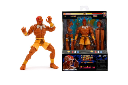 JADA STREET FIGHTER 2 SET FIGURINA DHALSIM 15CM SI ACCESORII [7]