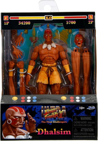 Jucarii - JADA STREET FIGHTER 2 SET FIGURINA DHALSIM 15CM SI ACCESORII