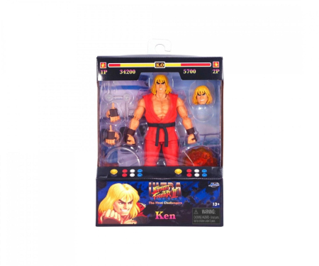 Jucarii - JADA STREET FIGHTER 2 SET FIGURINA KEN 15CM SI ACCESORII
