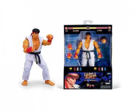 JADA STREET FIGHTER 2 SET FIGURINA RYU 15CM SI ACCESORII [6]