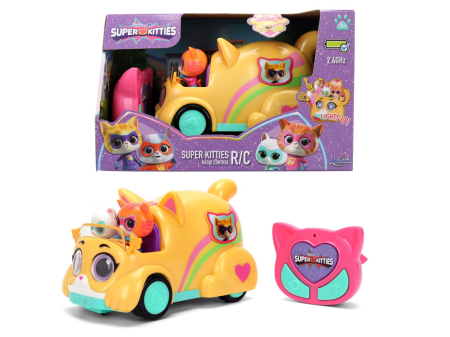 Promotii - JADA SUPER KITTIES MASINUTA R/C CU TELECOMANDA 2.4GHz 17CM