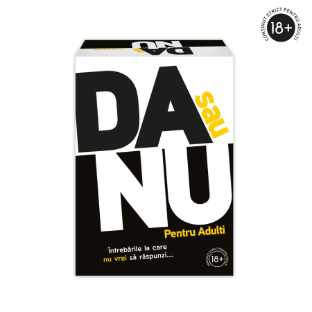 Jocuri educative si de societate - JOC DE SOCIETATE DA SAU NU PENTRU ADULTI IN LIMBA ROMANA