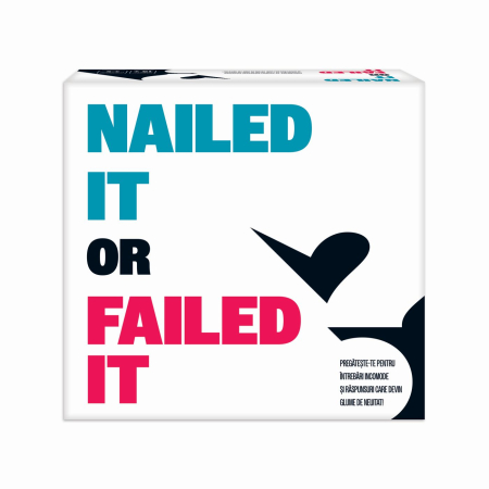 Jocuri educative si de societate - JOC DE SOCIETATE NAILED IT OR FAILED IT IN LIMBA ROMANA