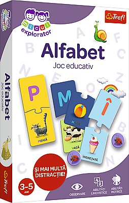 Jocuri educative si de societate - JOC EDUCATIV ALFABETUL MICUL EXPLORATOR