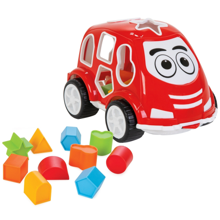 bubu-still.ro - Jucarie cu sortator Pilsan Car red