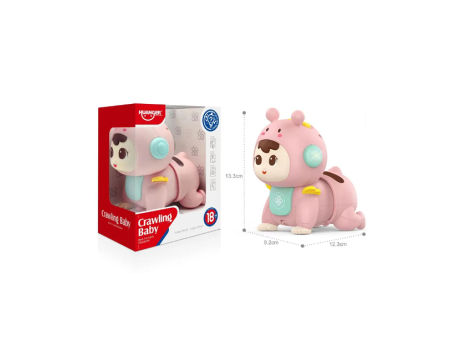 Jucarie motrica, cu sunete, primul prieten, Roz [1]