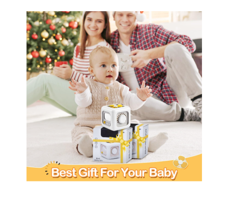 Jucarie senzoriala, colectia Montessori, 6 in 1, Descopera lumea [8]