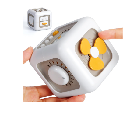 Jucarii tip Montessori - Jucarie senzoriala, colectia Montessori, 6 in 1, Descopera lumea