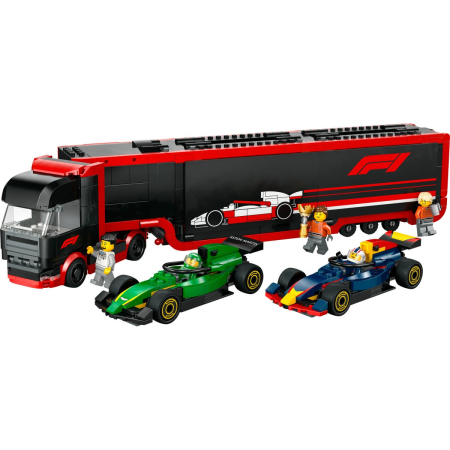 LEGO CITY CAMION F1 CU MASINILE F1 RB20 SI AMR24 60445 [1]